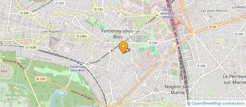 localisation de l'entreprise MONSIEUR CARLOS MENDES à FONTENAY-SOUS-BOIS
