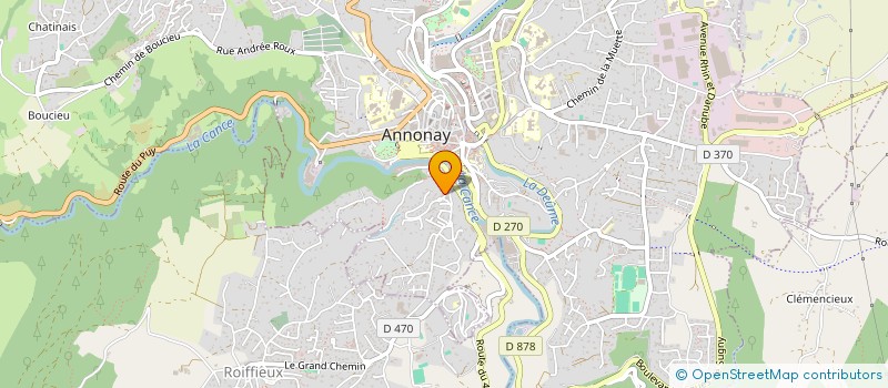 localisation de l'entreprise MONSIEUR CARLOS MESQUITA DE FARIA  ANNONAY