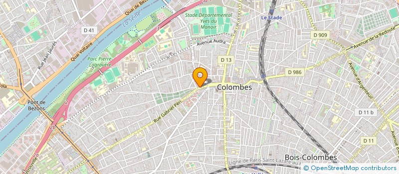 localisation de l'entreprise MONSIEUR CARLOS MICO VELARDE à COLOMBES