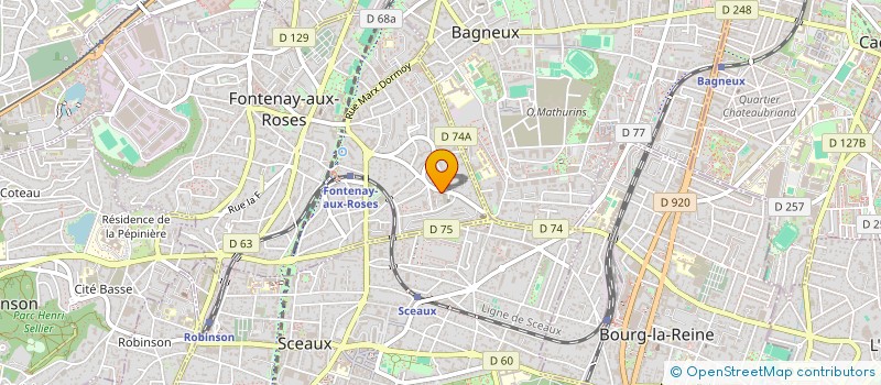 localisation de l'entreprise MONSIEUR CARLOS MONTOYA BALLESTEROS à FONTENAY-AUX-ROSES