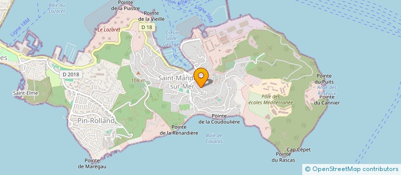 localisation de l'entreprise MONSIEUR CARLOS MOREIRA DIAS  SAINT-MANDRIER-SUR-MER