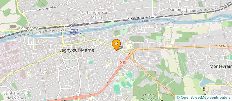 localisation de l'entreprise MONSIEUR CARLOS MOREIRA LOPES  LAGNY-SUR-MARNE