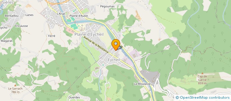 localisation de l'entreprise MONSIEUR CARLOS NEVES DOS SANTOS à EYCHEIL