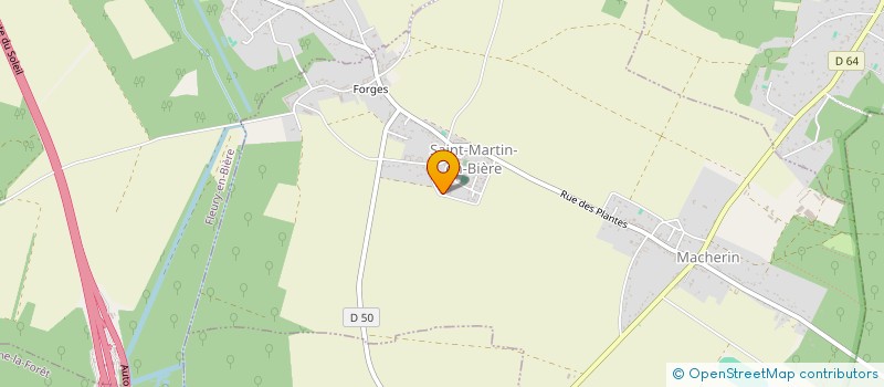 localisation de l'entreprise MONSIEUR CARLOS NUNES  FLEURY-EN-BIERE