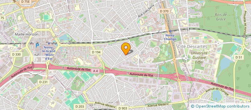 localisation de l'entreprise MONSIEUR CARLOS NUNES FERRAGE  NOISY-LE-GRAND