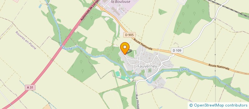 localisation de l'entreprise MONSIEUR CARLOS OLIVEIRA  FAUVERNEY