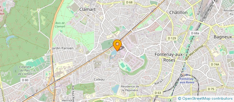 localisation de l'entreprise MONSIEUR CARLOS OREJUELA à CLAMART