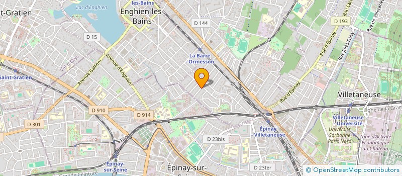 localisation de l'entreprise MONSIEUR CARLOS PARREIRA  DEUIL-LA-BARRE