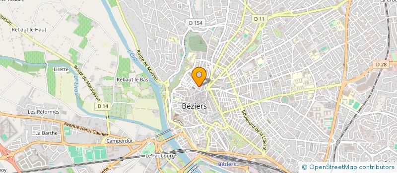 localisation de l'entreprise MONSIEUR CARLOS PAYAN  BEZIERS