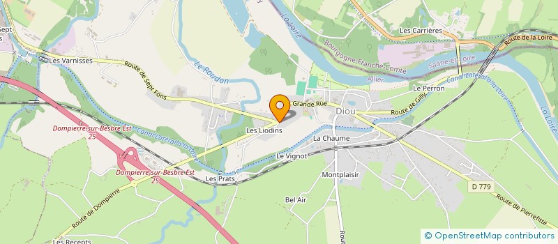 localisation de l'entreprise MONSIEUR CARLOS PEREIRA à DOMPIERRE-SUR-BESBRE