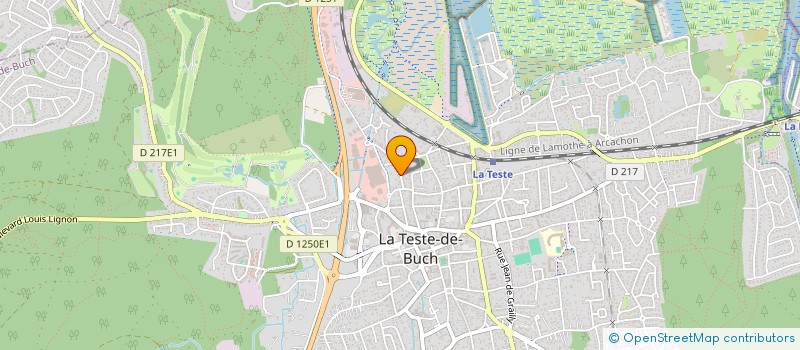 localisation de l'entreprise MONSIEUR CARLOS PEREIRA à LA TESTE DE BUCH