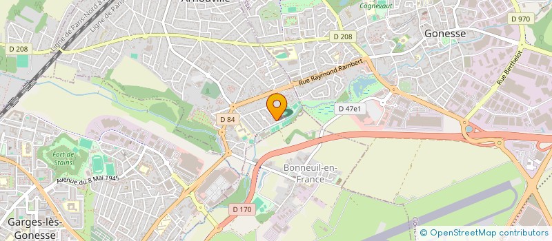 localisation de l'entreprise MONSIEUR CARLOS PEREIRA  ARNOUVILLE