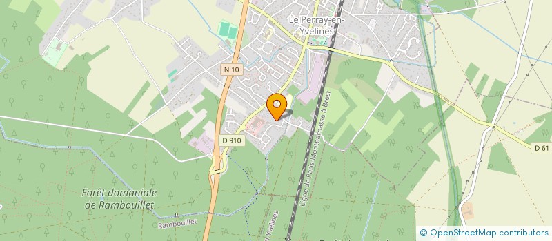 localisation de l'entreprise MONSIEUR CARLOS PEREIRA DE ARAUJO  LE PERRAY-EN-YVELINES