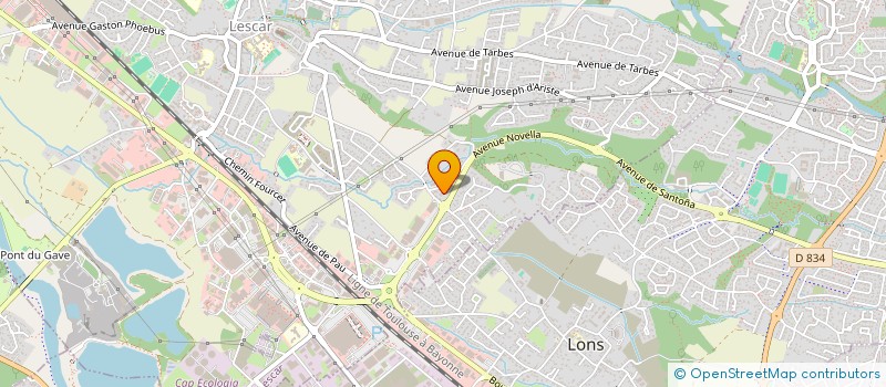 localisation de l'entreprise MONSIEUR CARLOS PEREIRINHA VILELA  LESCAR