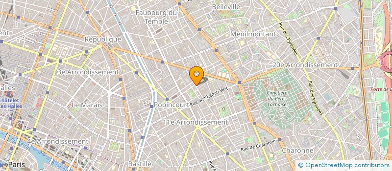localisation de l'entreprise MONSIEUR CARLOS PEREZ LABRADOR à PARIS