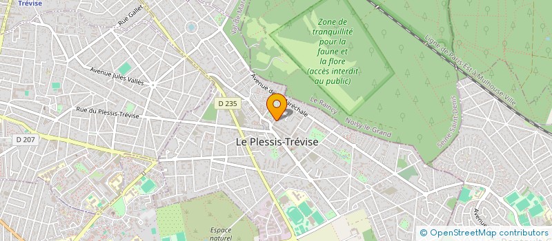 localisation de l'entreprise MONSIEUR CARLOS PESTANA à LE PLESSIS-TREVISE