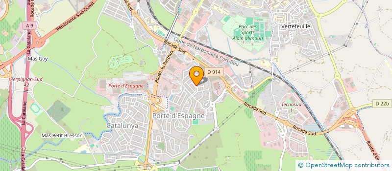 localisation de l'entreprise MONSIEUR CARLOS PIMENTA  PERPIGNAN