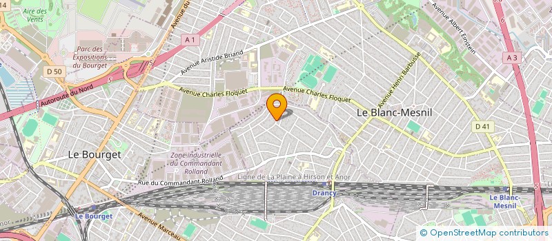 localisation de l'entreprise MONSIEUR CARLOS PIMENTA à DRANCY