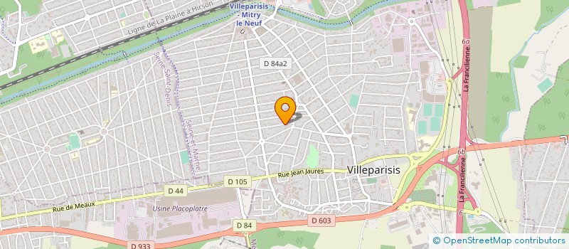 localisation de l'entreprise MONSIEUR CARLOS PINTO à VILLEPARISIS
