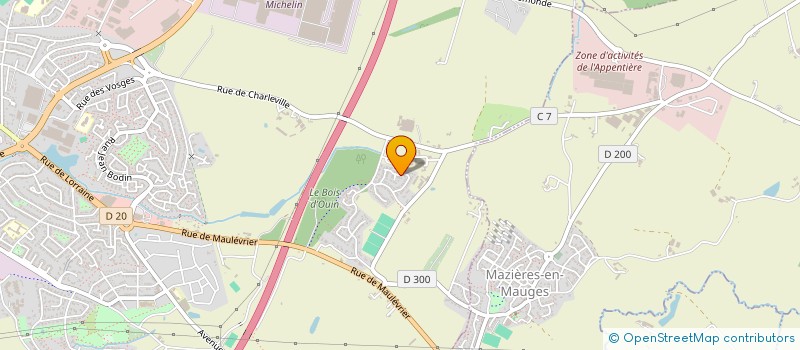 localisation de l'entreprise MONSIEUR CARLOS PINTO  CHOLET