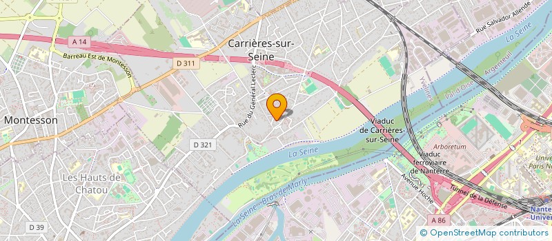 localisation de l'entreprise MONSIEUR CARLOS PINTO RIBEIRO  CARRIERES-SUR-SEINE