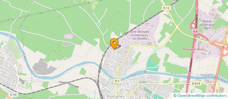 localisation de l'entreprise MONSIEUR CARLOS PINTO RIBEIRO  RIVESALTES