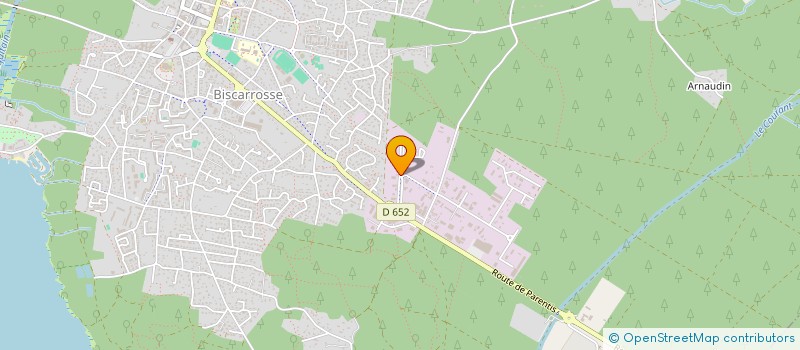 localisation de l'entreprise MONSIEUR CARLOS PIRES  BISCARROSSE