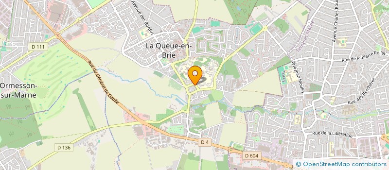 localisation de l'entreprise MONSIEUR CARLOS PROENCA  LA QUEUE-EN-BRIE