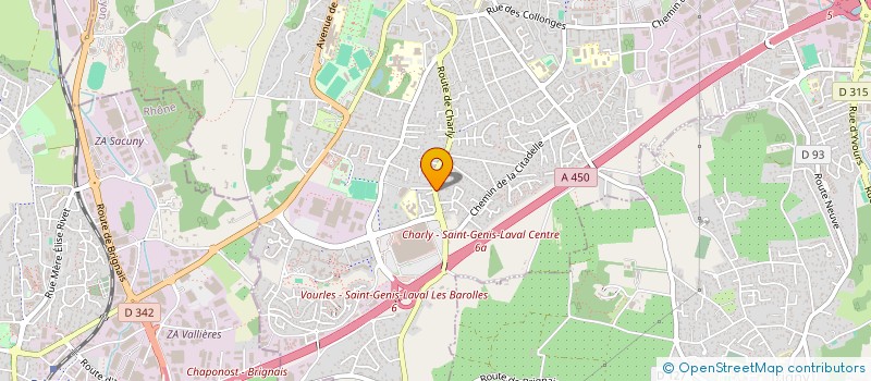 localisation de l'entreprise MONSIEUR CARLOS RAMOS à SAINT-GENIS-LAVAL