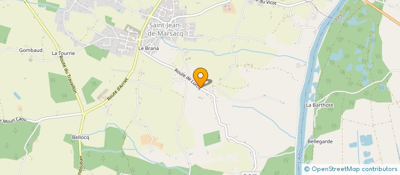 localisation de l'entreprise MONSIEUR CARLOS REIS RODRIGUES  SAINT-JEAN-DE-MARSACQ