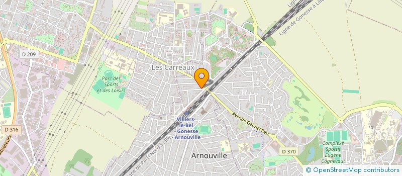 localisation de l'entreprise MONSIEUR CARLOS RIBEIRO à ARNOUVILLE