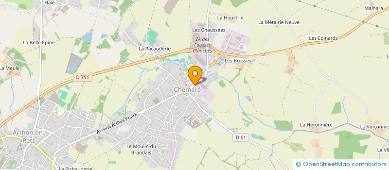 localisation de l'entreprise MONSIEUR CARLOS RIBEIRO MACEDO DE PINHO à CHAUMES-EN-RETZ