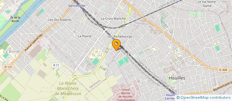 localisation de l'entreprise MONSIEUR CARLOS RICARDO ANTUNES LEITE  SARTROUVILLE