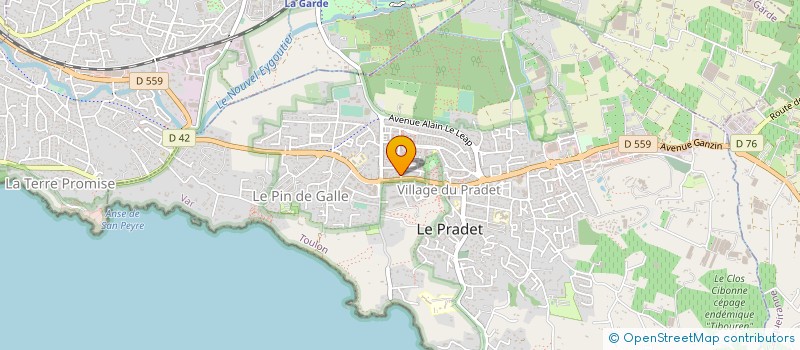 localisation de l'entreprise MONSIEUR CARLOS RIOS à LE PRADET