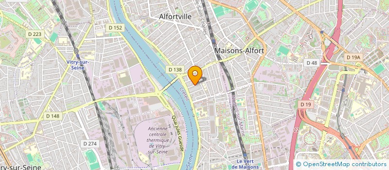 localisation de l'entreprise MONSIEUR CARLOS ROBERTO DE SOUZA à ALFORTVILLE