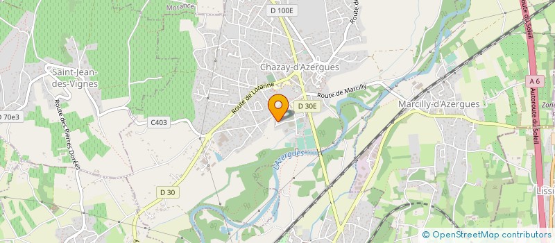 localisation de l'entreprise MONSIEUR CARLOS RODRIGUES  CHAZAY D'AZERGUES