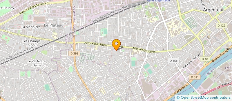 localisation de l'entreprise MONSIEUR CARLOS RODRIGUES  ARGENTEUIL