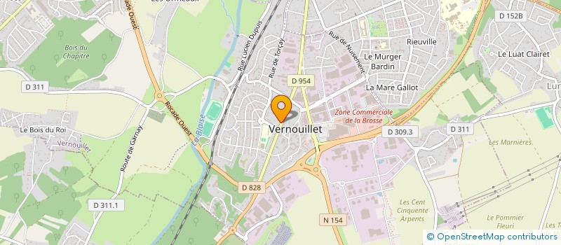 localisation de l'entreprise MONSIEUR CARLOS RODRIGUES à VERNOUILLET