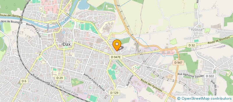 localisation de l'entreprise MONSIEUR CARLOS RODRIGUES CERQUEIRA  DAX