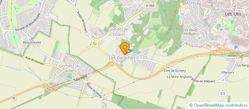 localisation de l'entreprise MONSIEUR CARLOS RODRIGUES DE CARVALHO à GOMETZ-LE-CHATEL