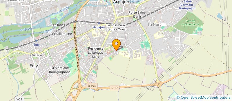 localisation de l'entreprise MONSIEUR CARLOS RODRIGUES MEIXEDO  ARPAJON