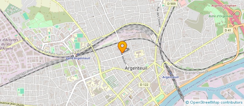 localisation de l'entreprise MONSIEUR CARLOS RODRIGUES TEIXEIRA à ARGENTEUIL