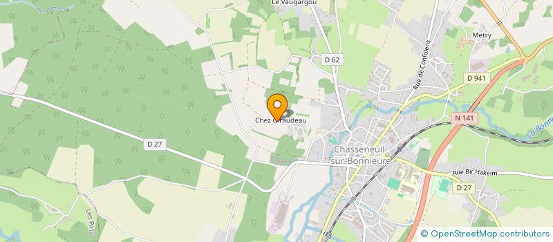 localisation de l'entreprise MONSIEUR CARLOS RUAS DA MOTA à CHASSENEUIL-SUR-BONNIEURE