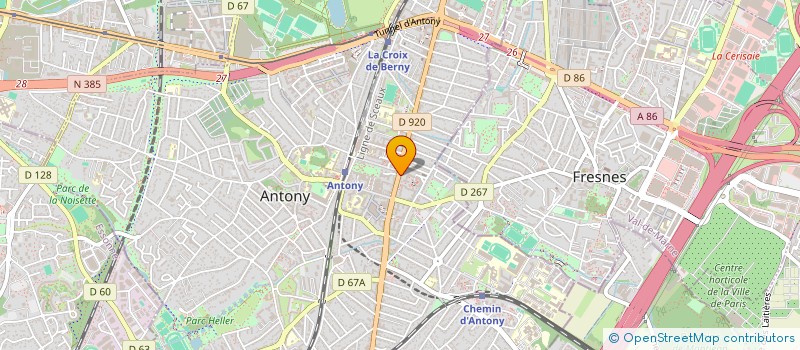 localisation de l'entreprise MONSIEUR CARLOS SCHMERKIN à ANTONY