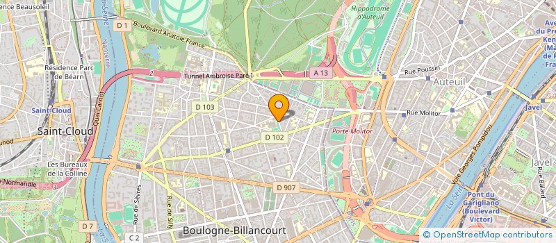 localisation de l'entreprise MONSIEUR CARLOS SERNA MORIONES à BOULOGNE-BILLANCOURT