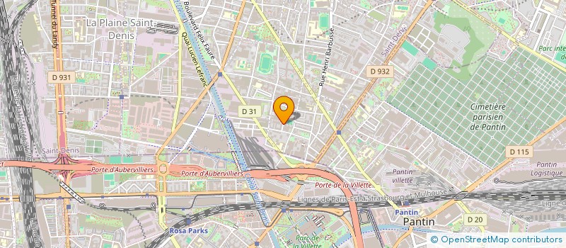 localisation de l'entreprise MONSIEUR CARLOS SOARES  AUBERVILLIERS