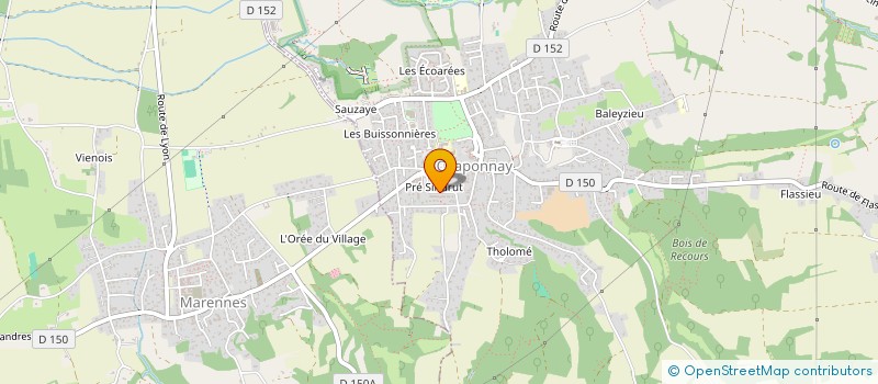 localisation de l'entreprise MONSIEUR CARLOS SOTO  CHAPONNAY