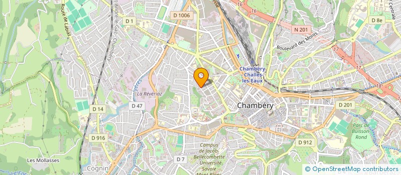 localisation de l'entreprise MONSIEUR CARLOS SOUSA TEIXEIRA à CHAMBERY