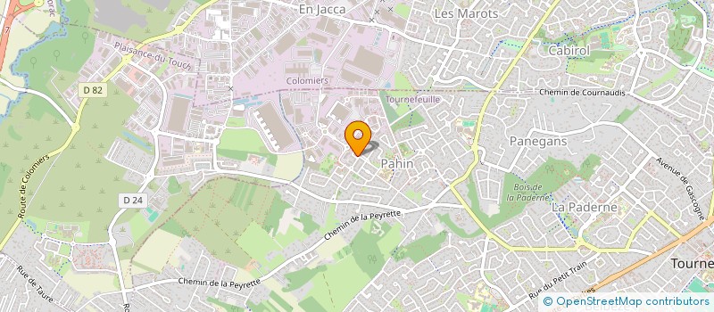 localisation de l'entreprise MONSIEUR CARLOS TAVARES MARINHO  TOURNEFEUILLE