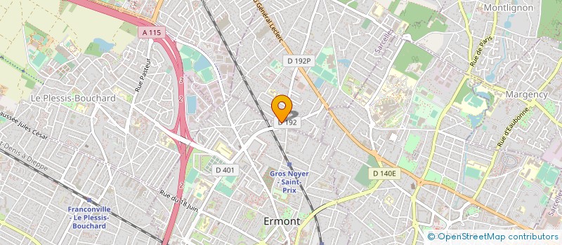 localisation de l'entreprise MONSIEUR CARLOS TEIXEIRA à SAINT-PRIX